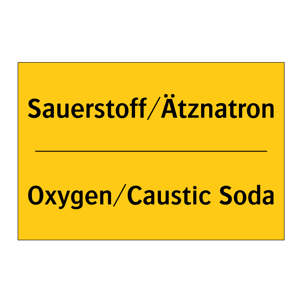 Sauerstoff/Ätznatron - Oxygen/Caustic Soda