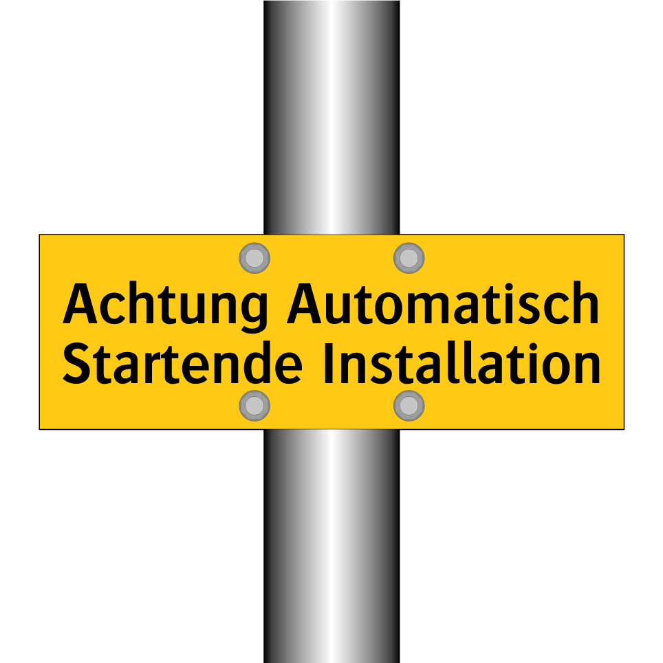 Achtung Automatisch Startende Installation