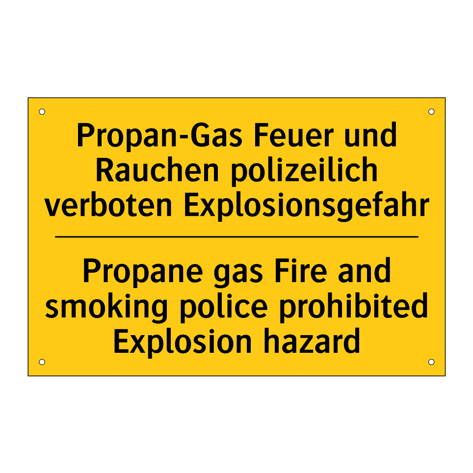Propan-Gas Feuer und Rauchen polizeilich /.../ - Propane gas Fire and smoking police /.../