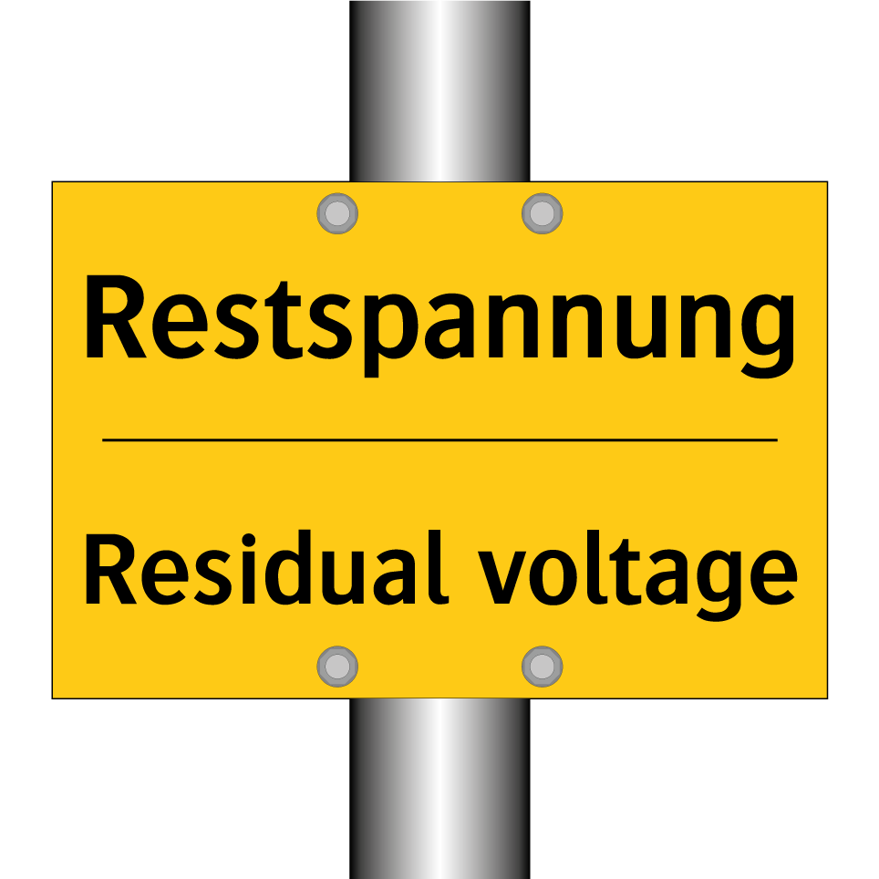 Restspannung - Residual voltage