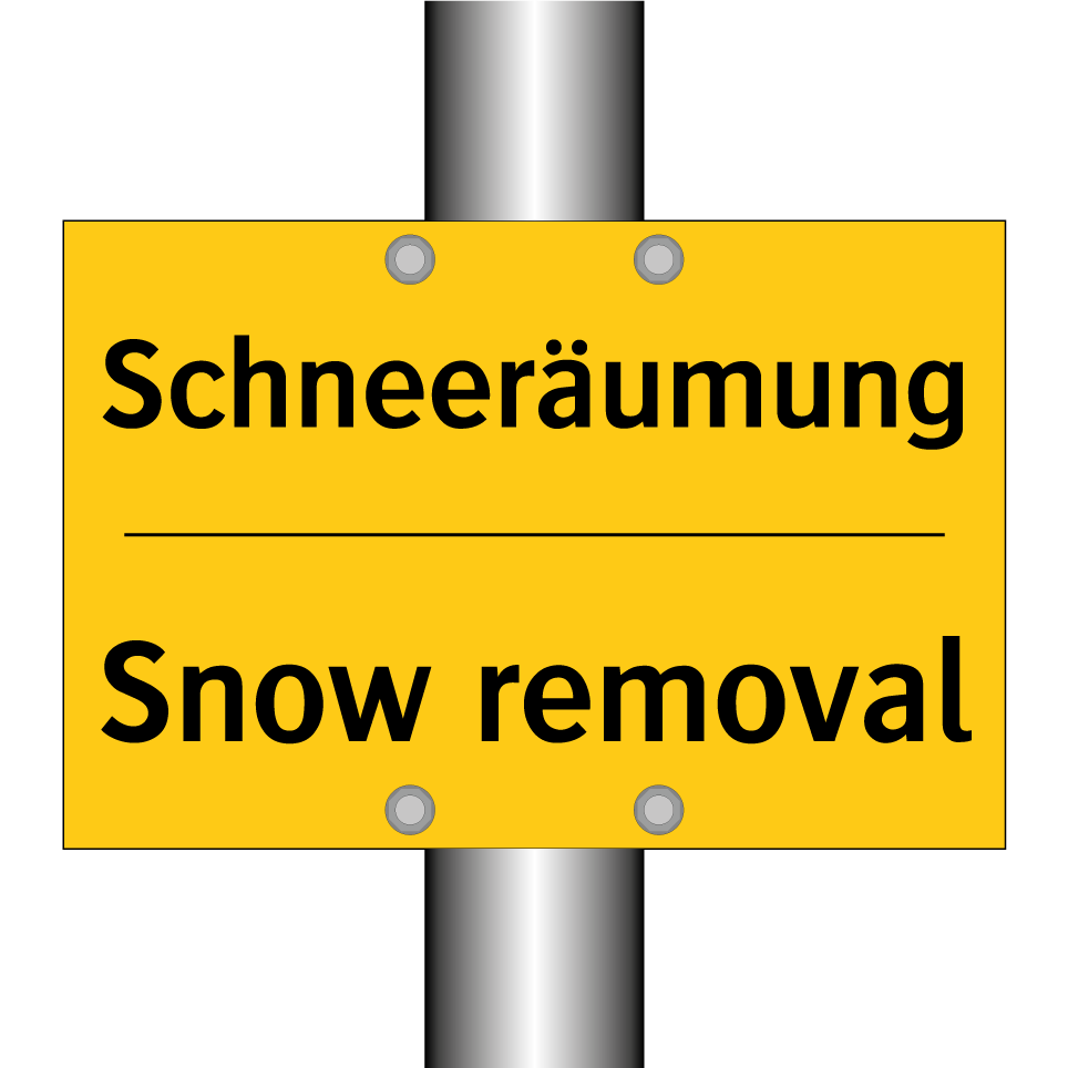 Schneeräumung - Snow removal