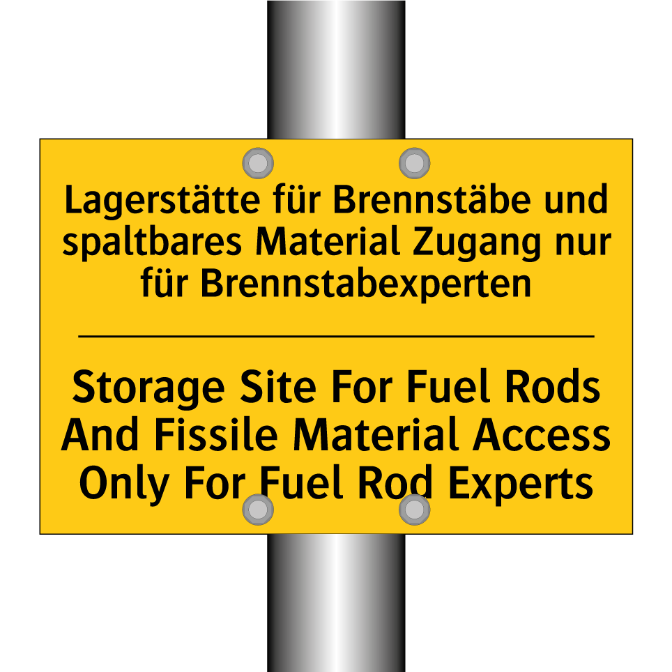 Lagerstätte für Brennstäbe und /.../ - Storage Site For Fuel Rods And /.../
