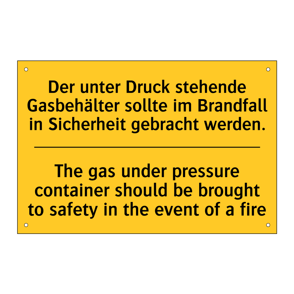 Der unter Druck stehende Gasbehälter /.../ - The gas under pressure container /.../