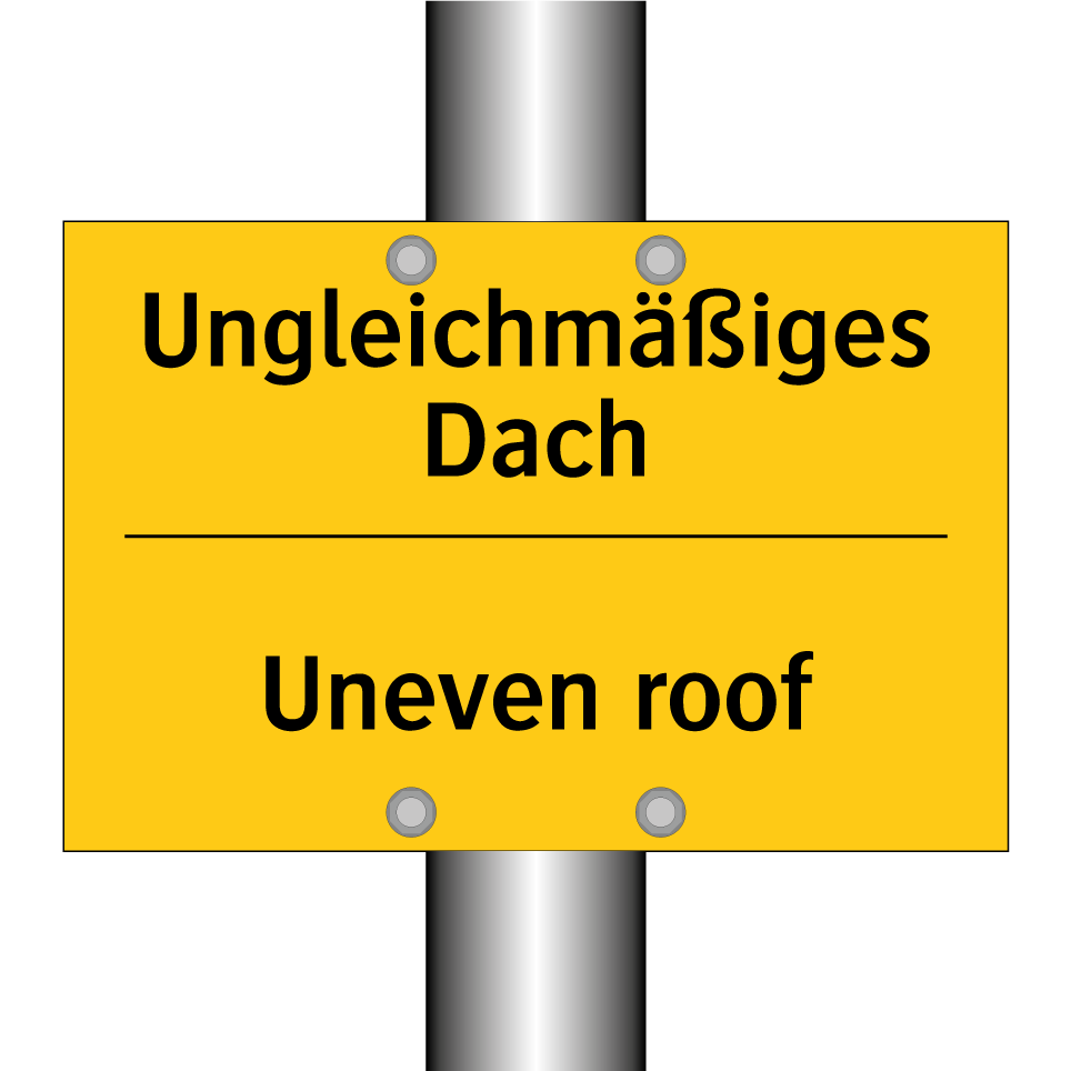 Ungleichmäßiges Dach - Uneven roof