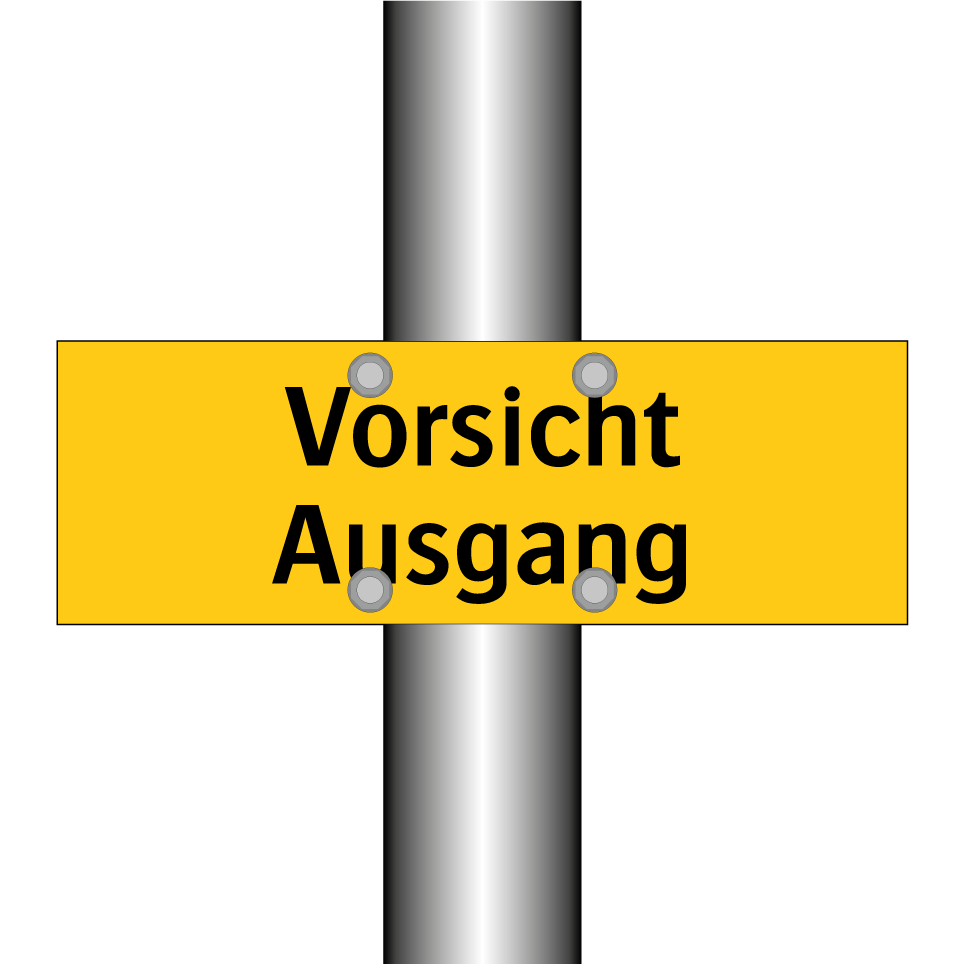 Vorsicht Ausgang