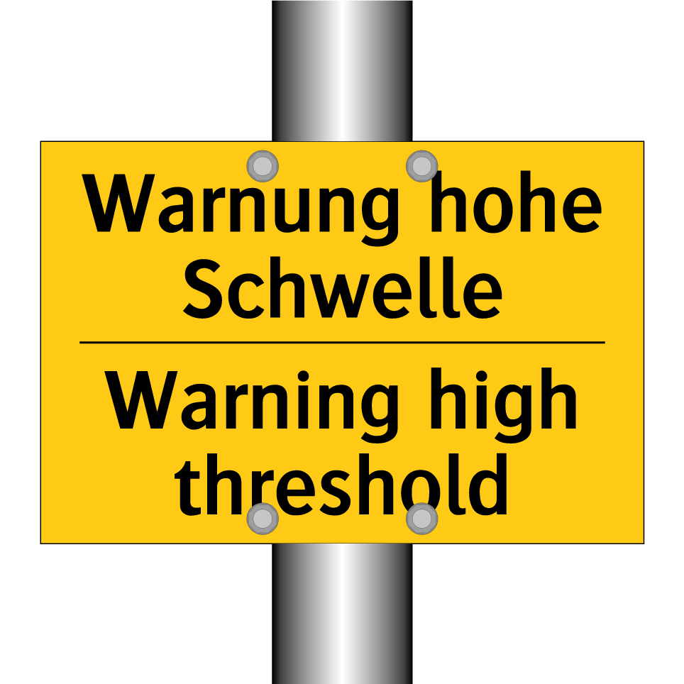 Warnung hohe Schwelle - Warning high threshold
