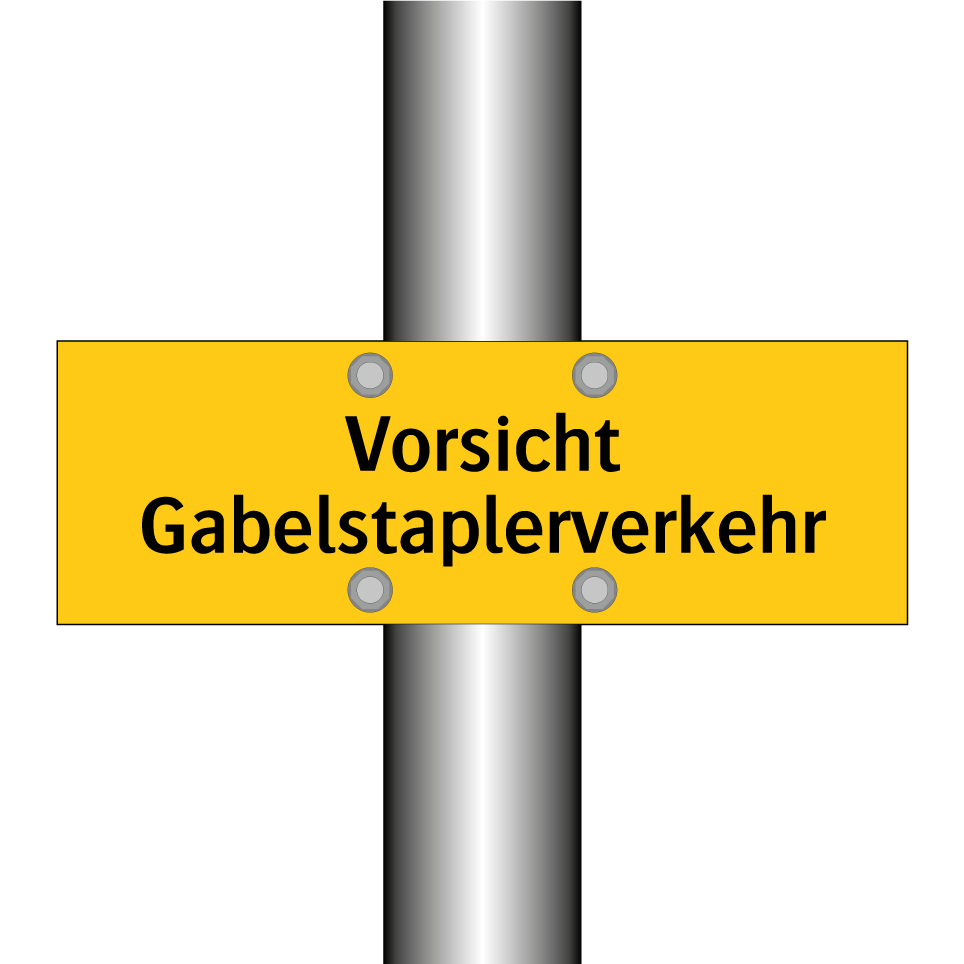 Vorsicht Gabelstaplerverkehr