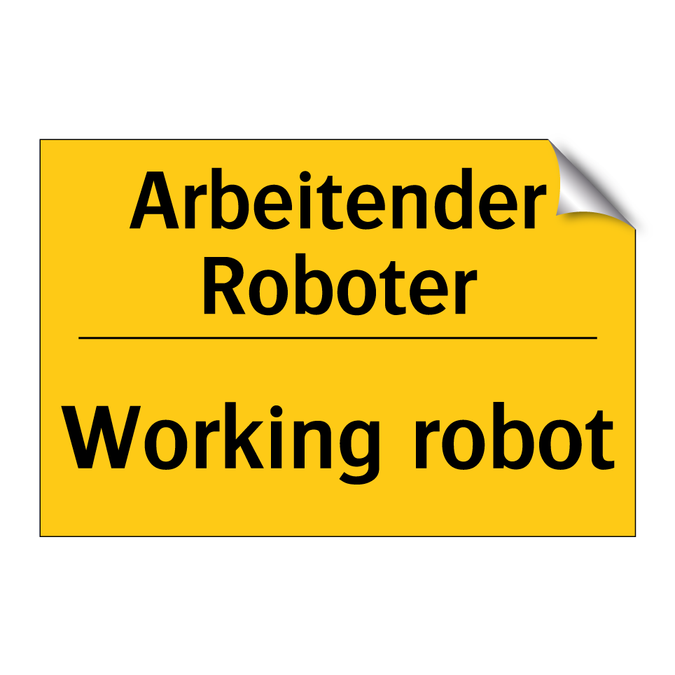 Arbeitender Roboter - Working robot