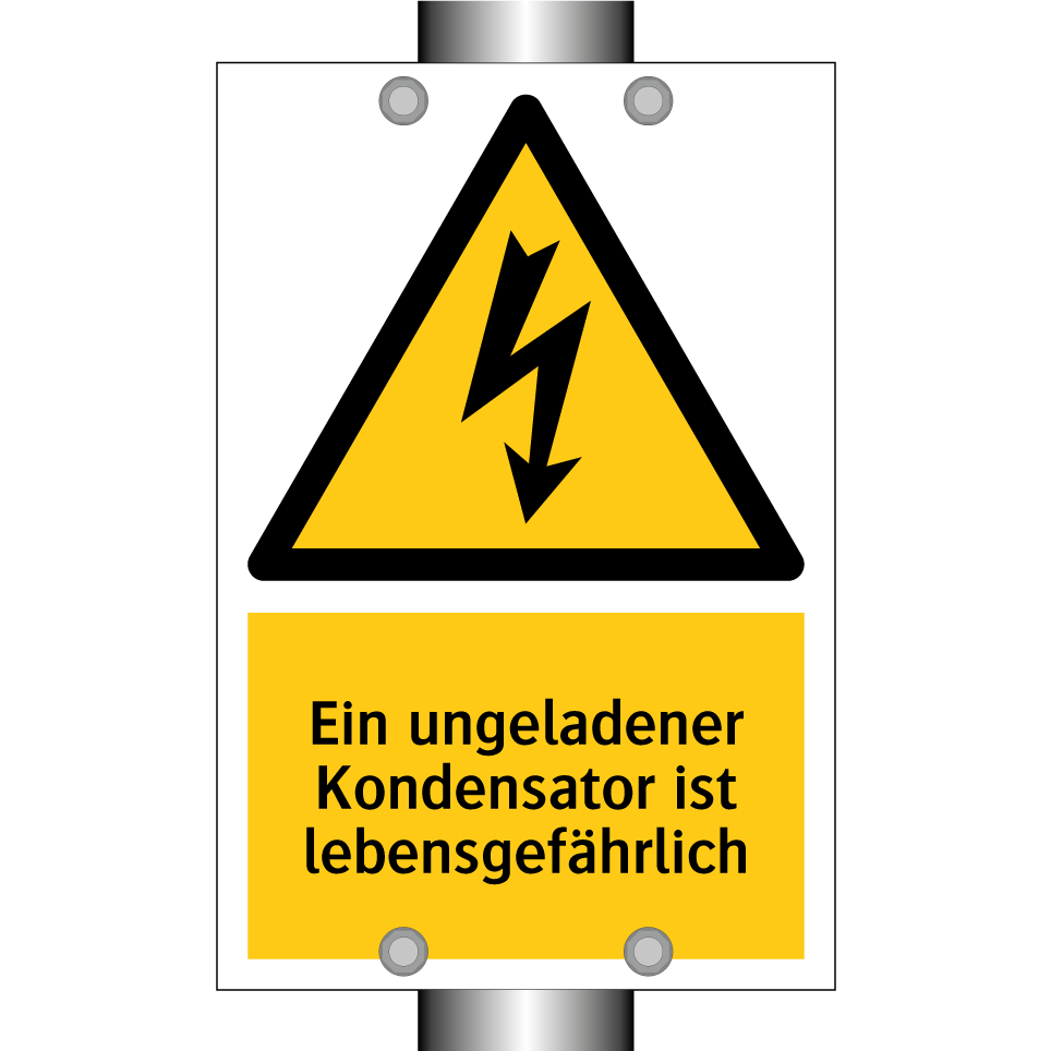 Ein ungeladener Kondensator ist lebensgefährlich