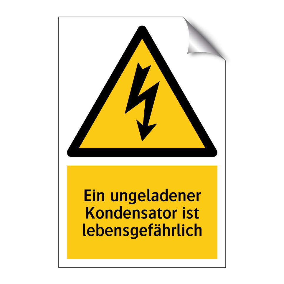 Ein ungeladener Kondensator ist lebensgefährlich