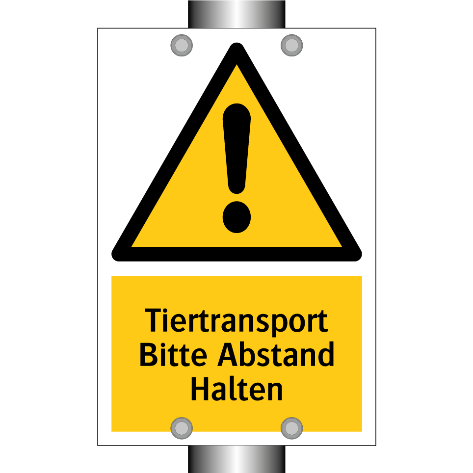 Tiertransport Bitte Abstand Halten