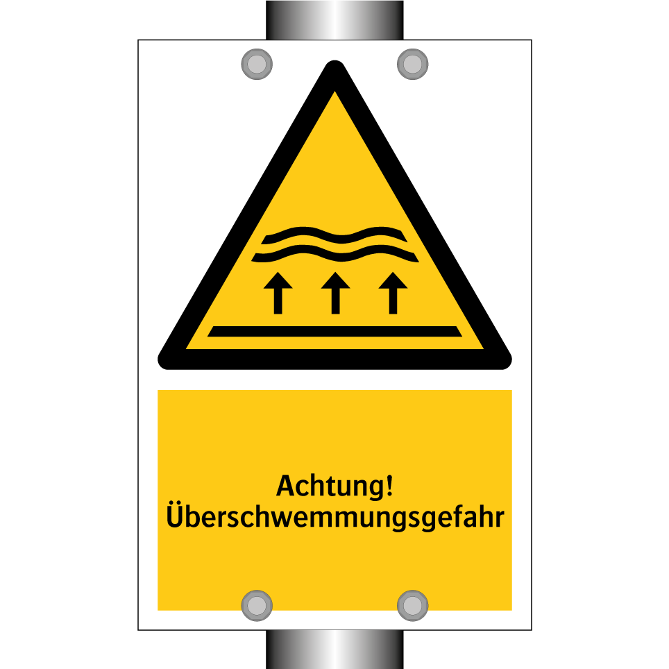 Achtung! Überschwemmungsgefahr