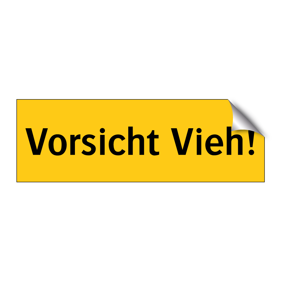 Vorsicht Vieh!