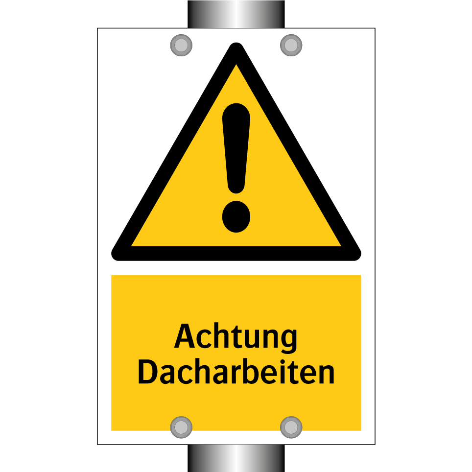 Achtung Dacharbeiten
