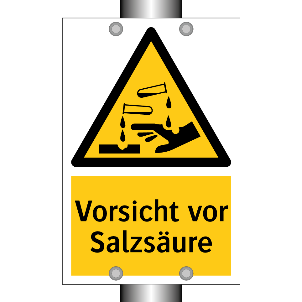 Vorsicht vor Salzsäure