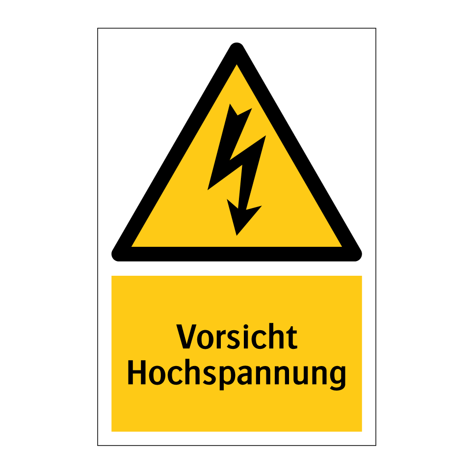 Vorsicht Hochspannung
