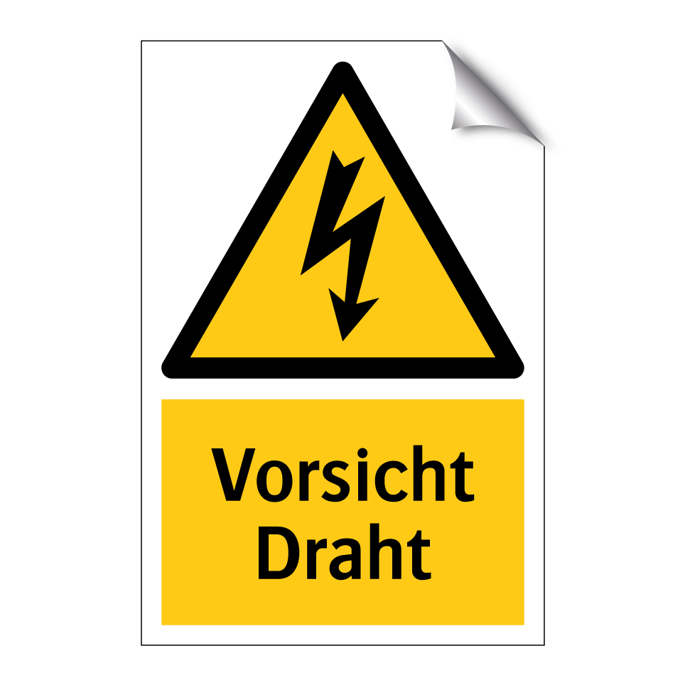 Vorsicht Draht
