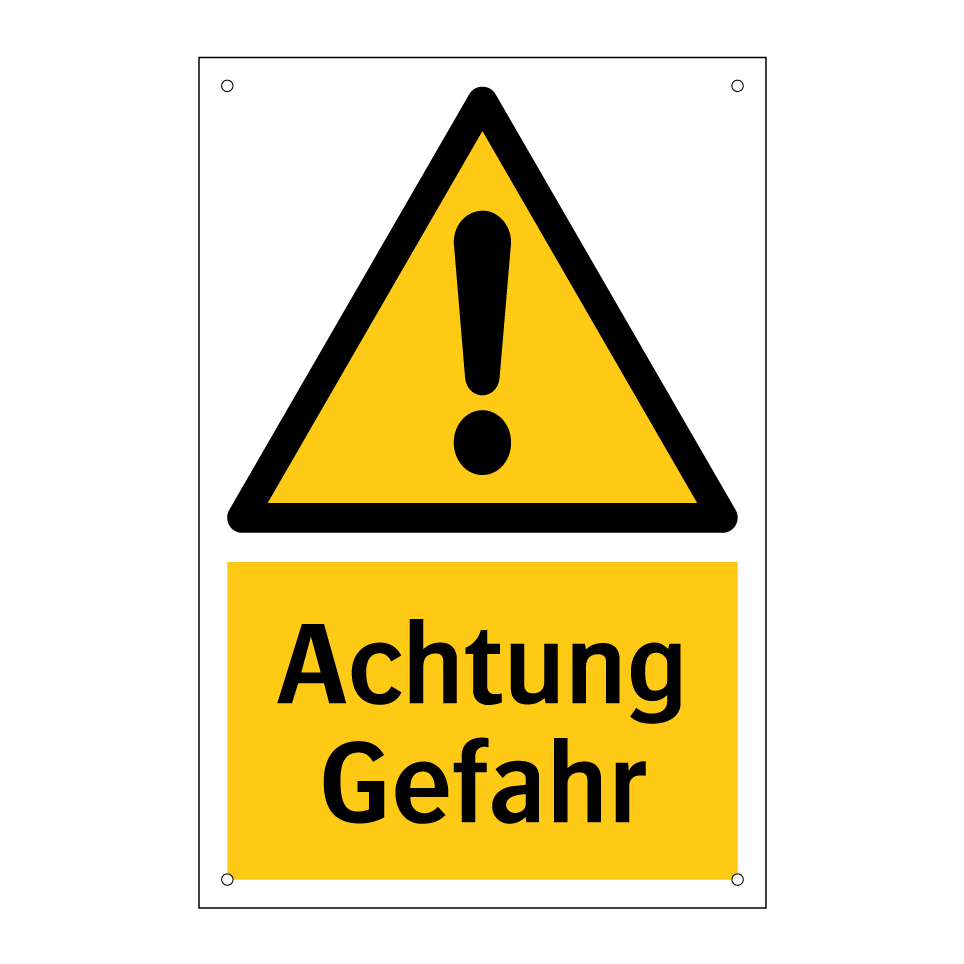 Achtung Gefahr