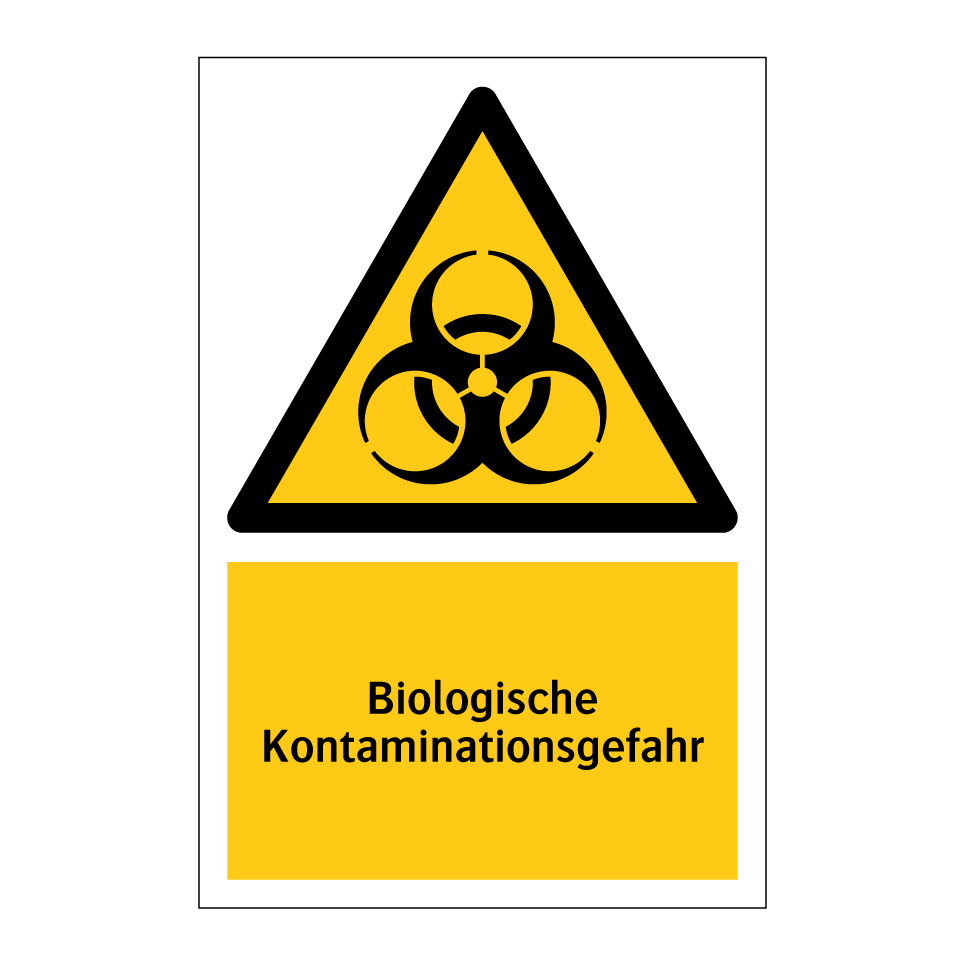 Biologische Kontaminationsgefahr