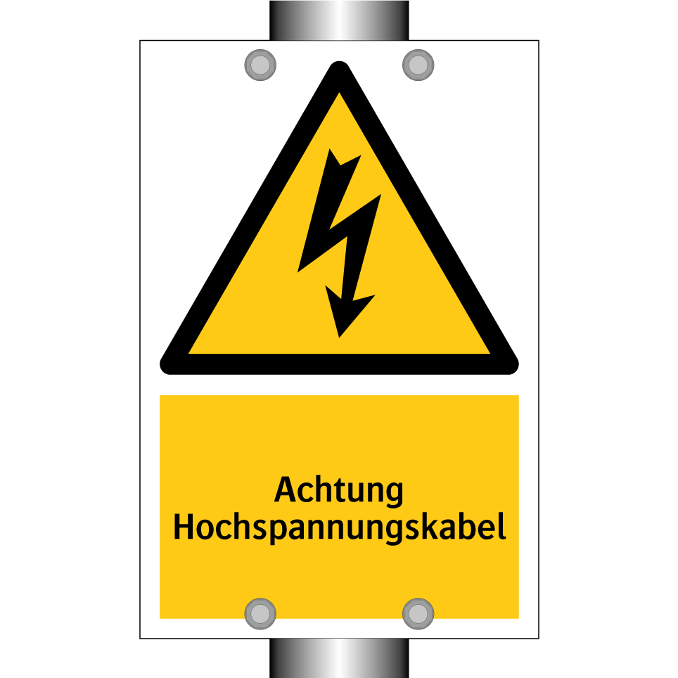 Achtung Hochspannungskabel