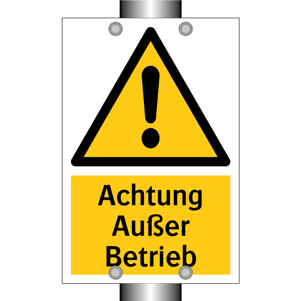 Achtung Außer Betrieb