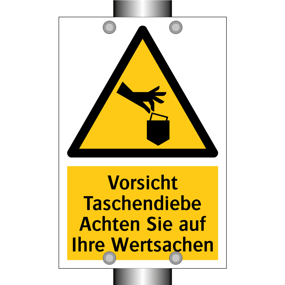 Vorsicht Taschendiebe Achten Sie auf Ihre Wertsachen