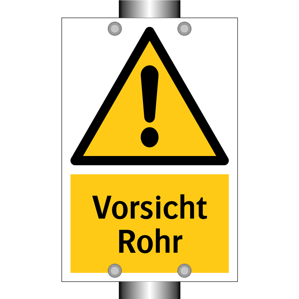 Vorsicht Rohr