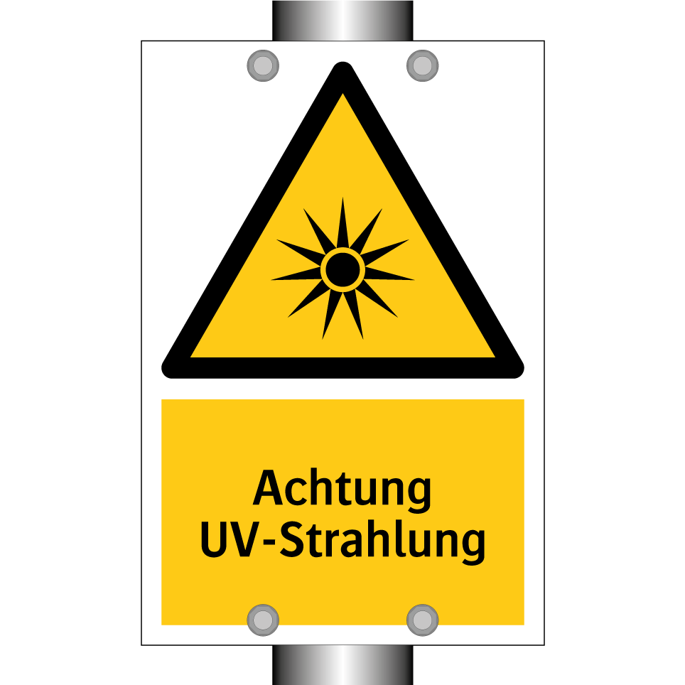 Achtung UV-Strahlung