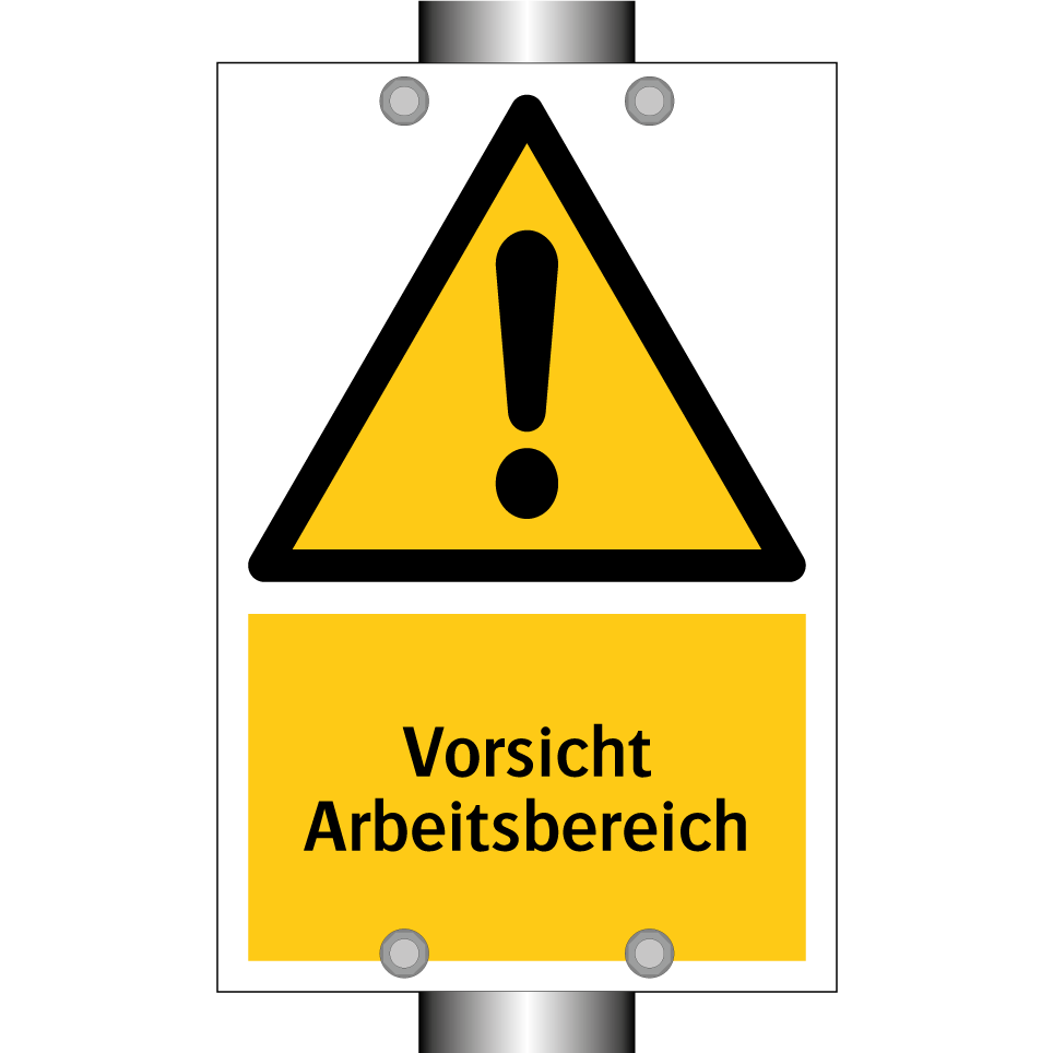Vorsicht Arbeitsbereich