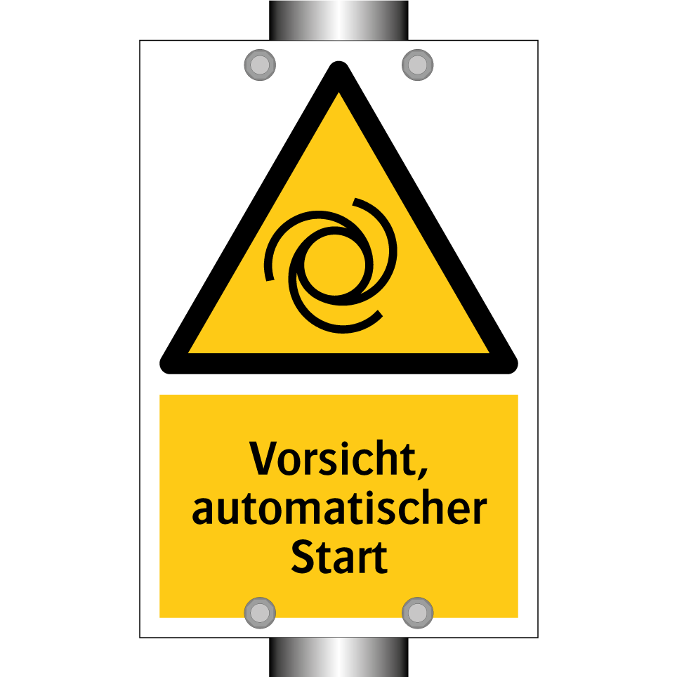 Vorsicht, automatischer Start