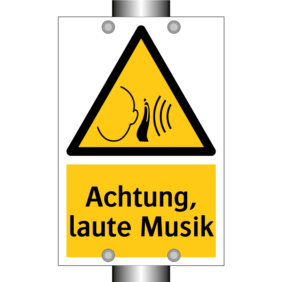 Achtung, laute Musik
