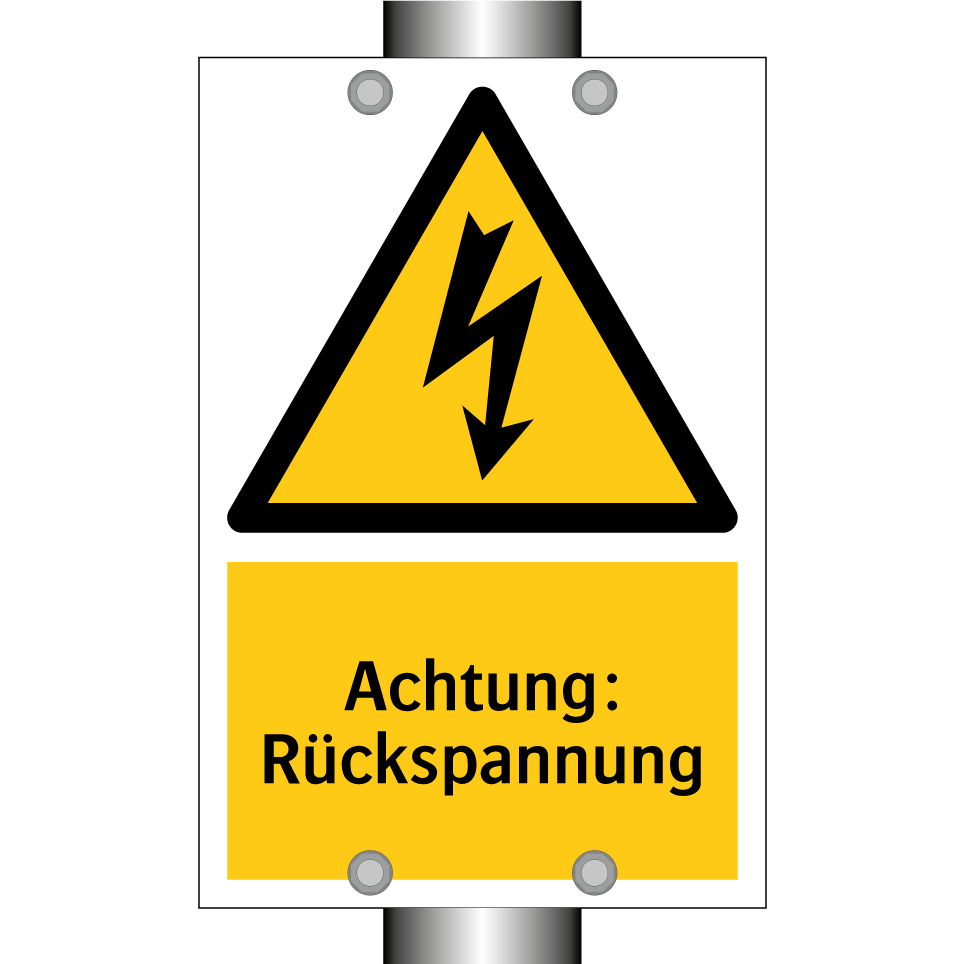 Achtung: Rückspannung