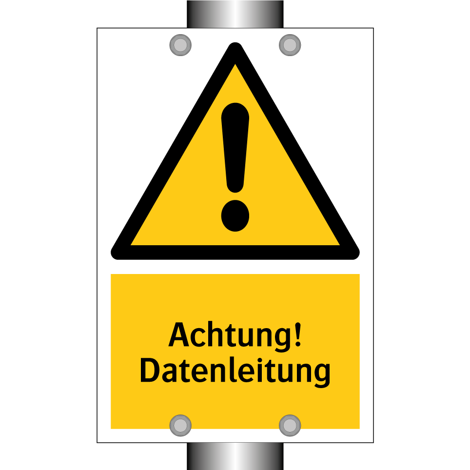 Achtung! Datenleitung