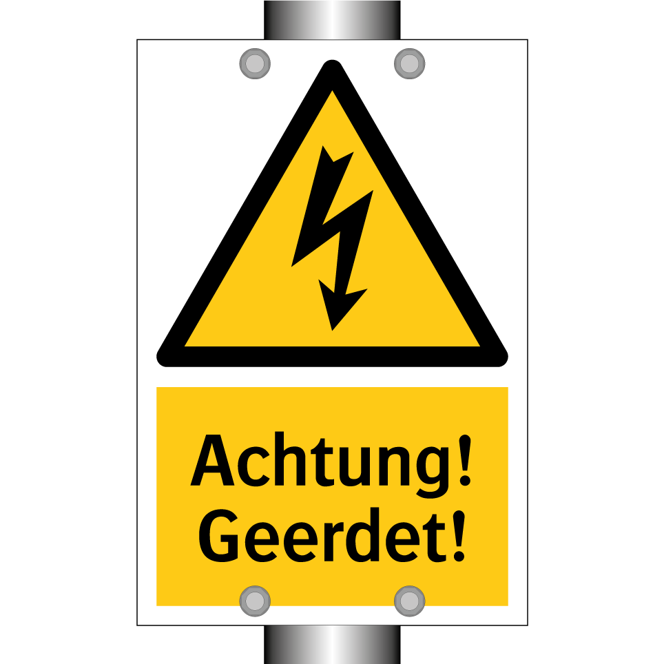 Achtung! Geerdet!