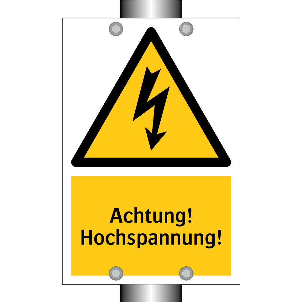 Achtung! Hochspannung!
