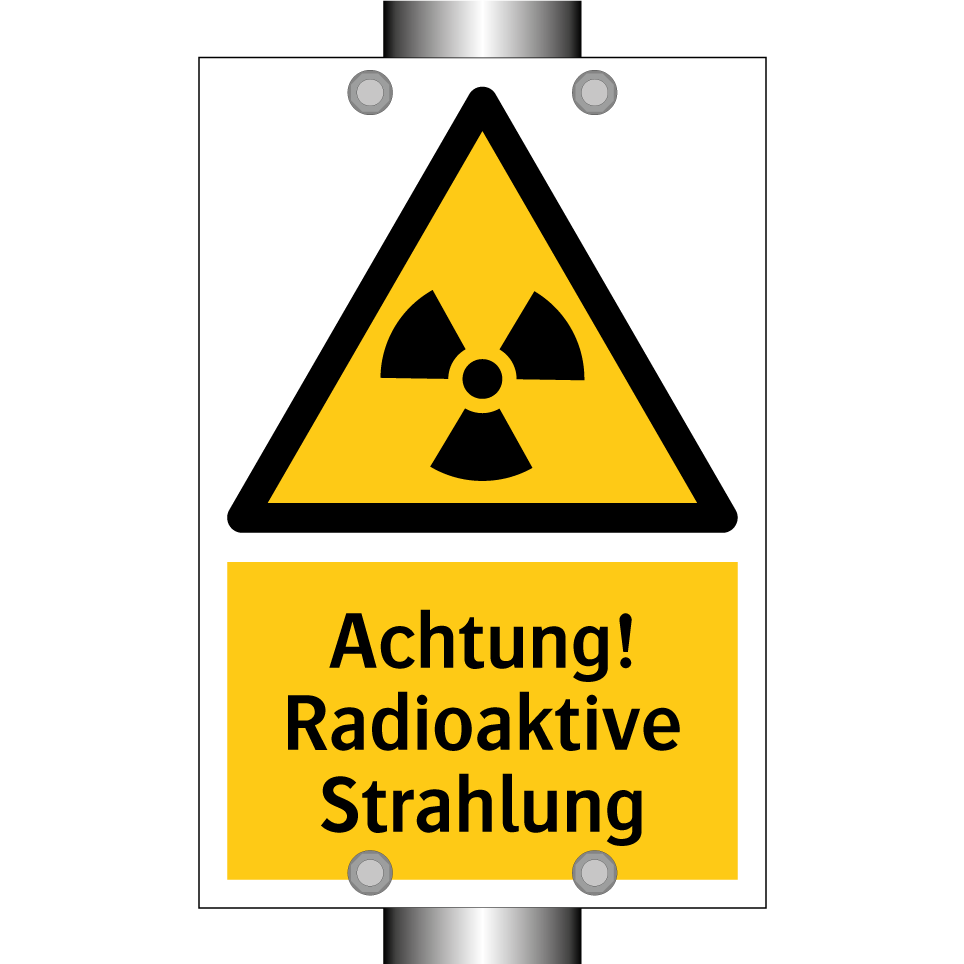 Achtung! Radioaktive Strahlung
