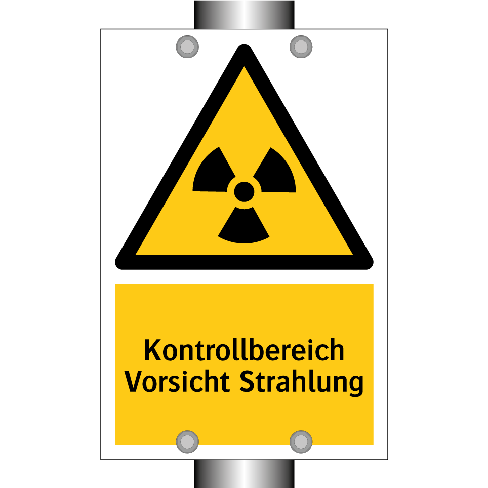 Kontrollbereich Vorsicht Strahlung