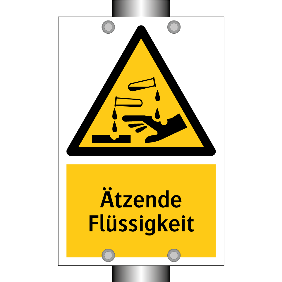 Ätzende Flüssigkeit