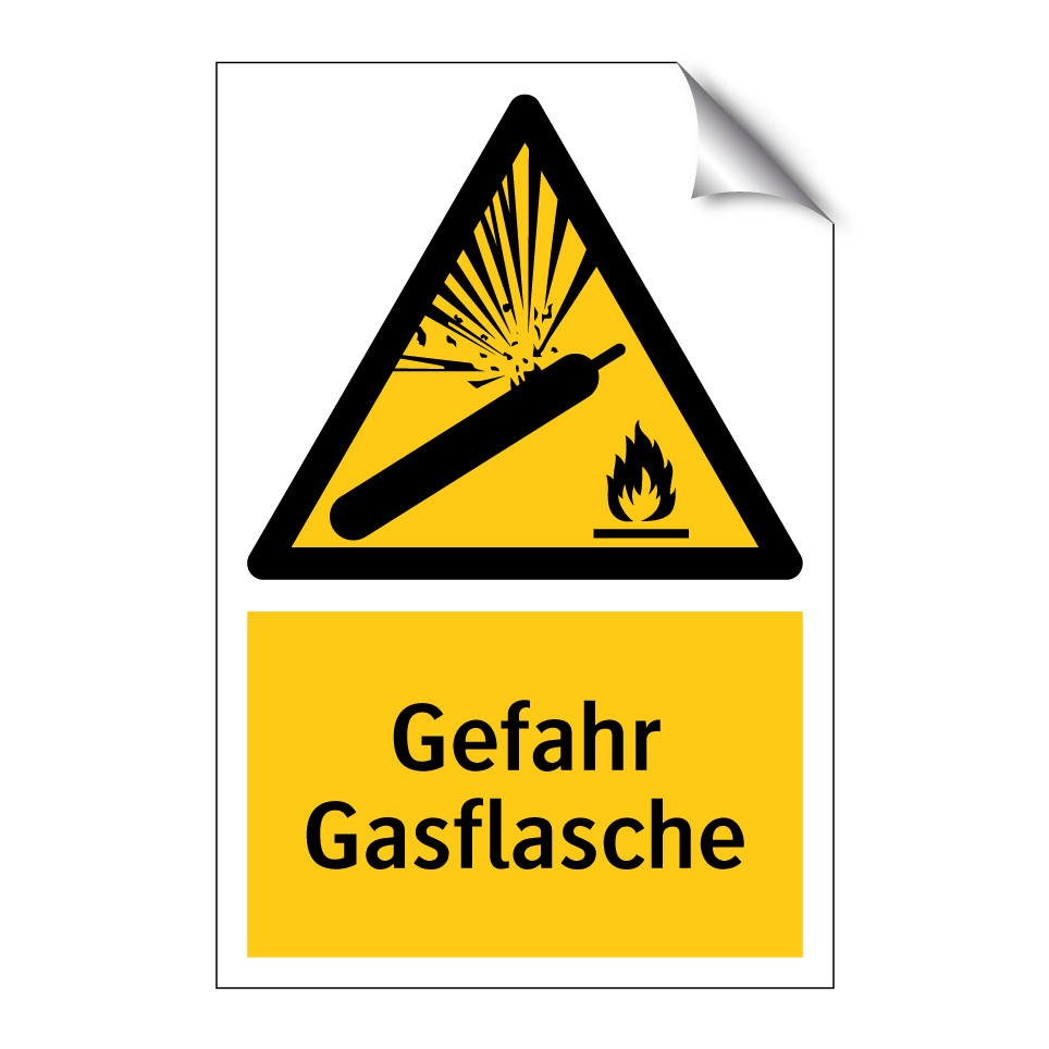 Gefahr Gasflasche