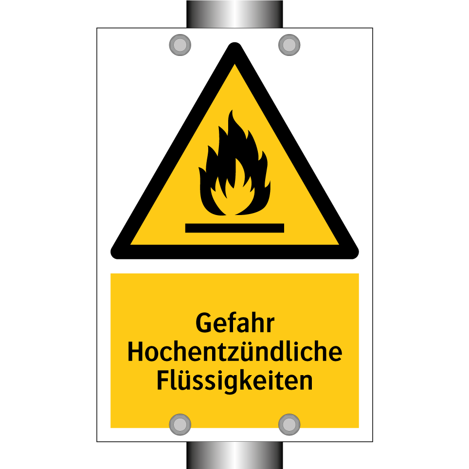 Gefahr Hochentzündliche Flüssigkeiten