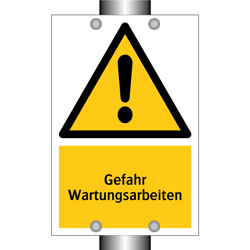 Gefahr Wartungsarbeiten