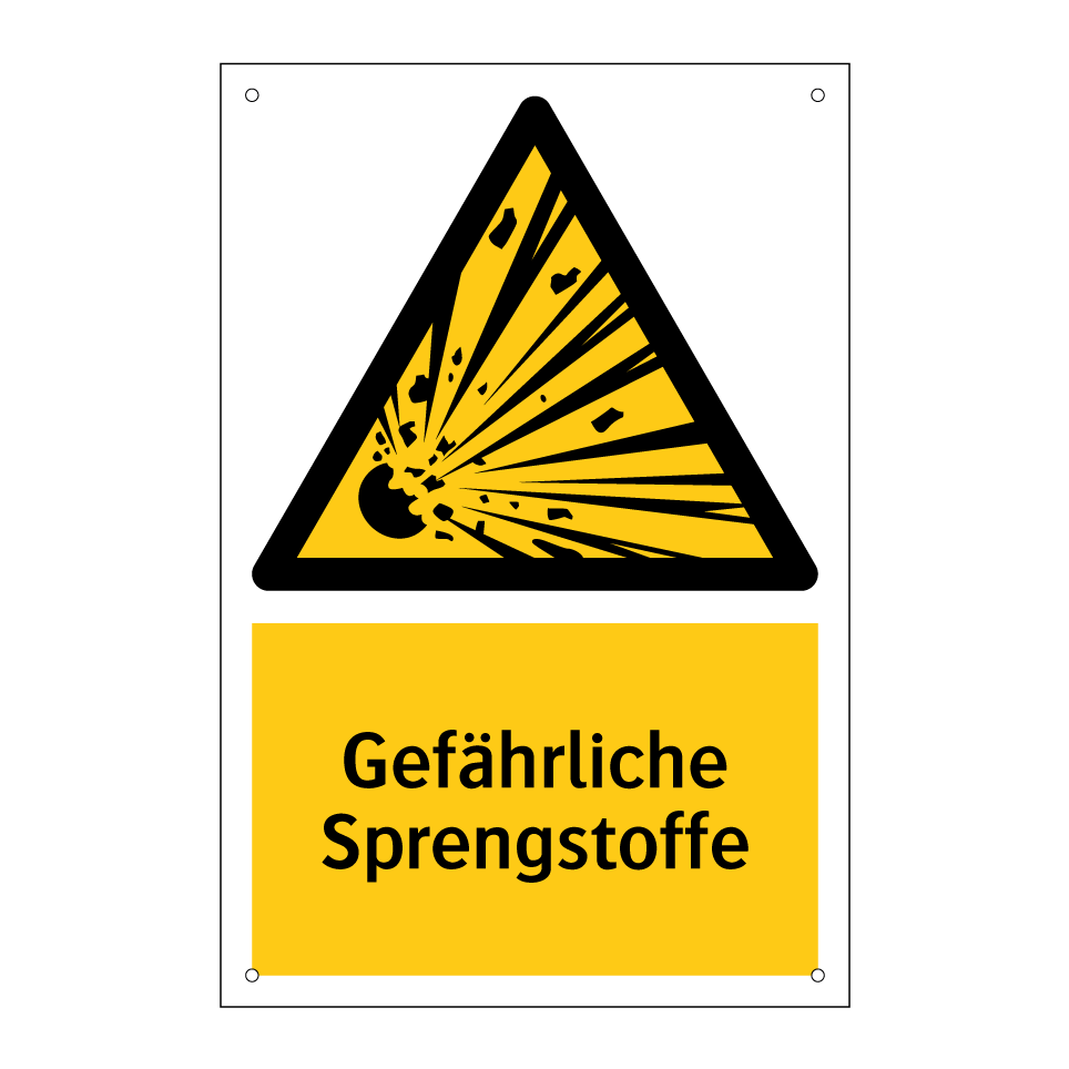 Gefährliche Sprengstoffe