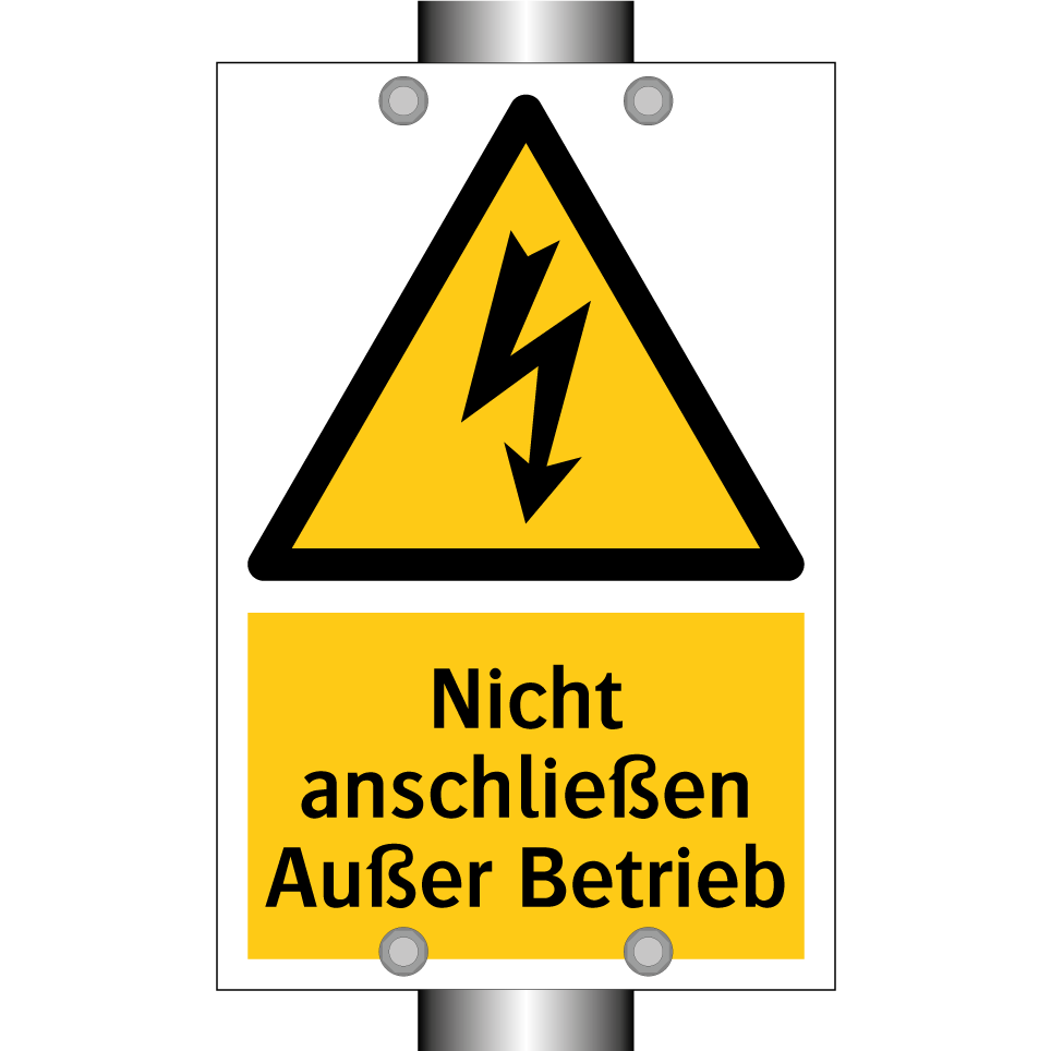 Nicht anschließen Außer Betrieb