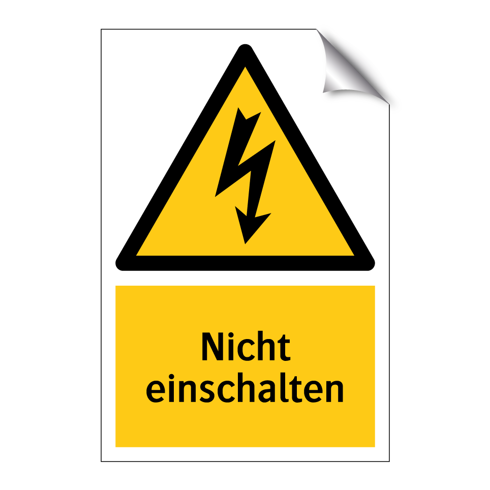 Nicht einschalten