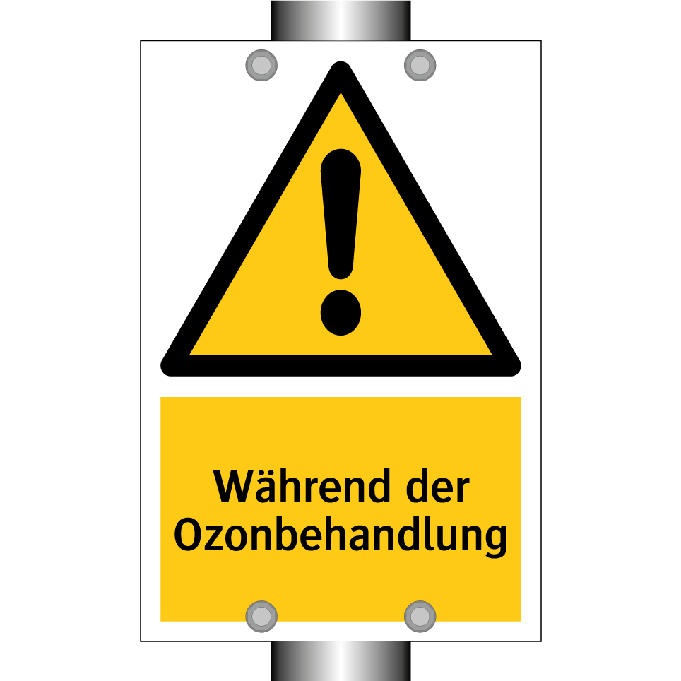 Während der Ozonbehandlung