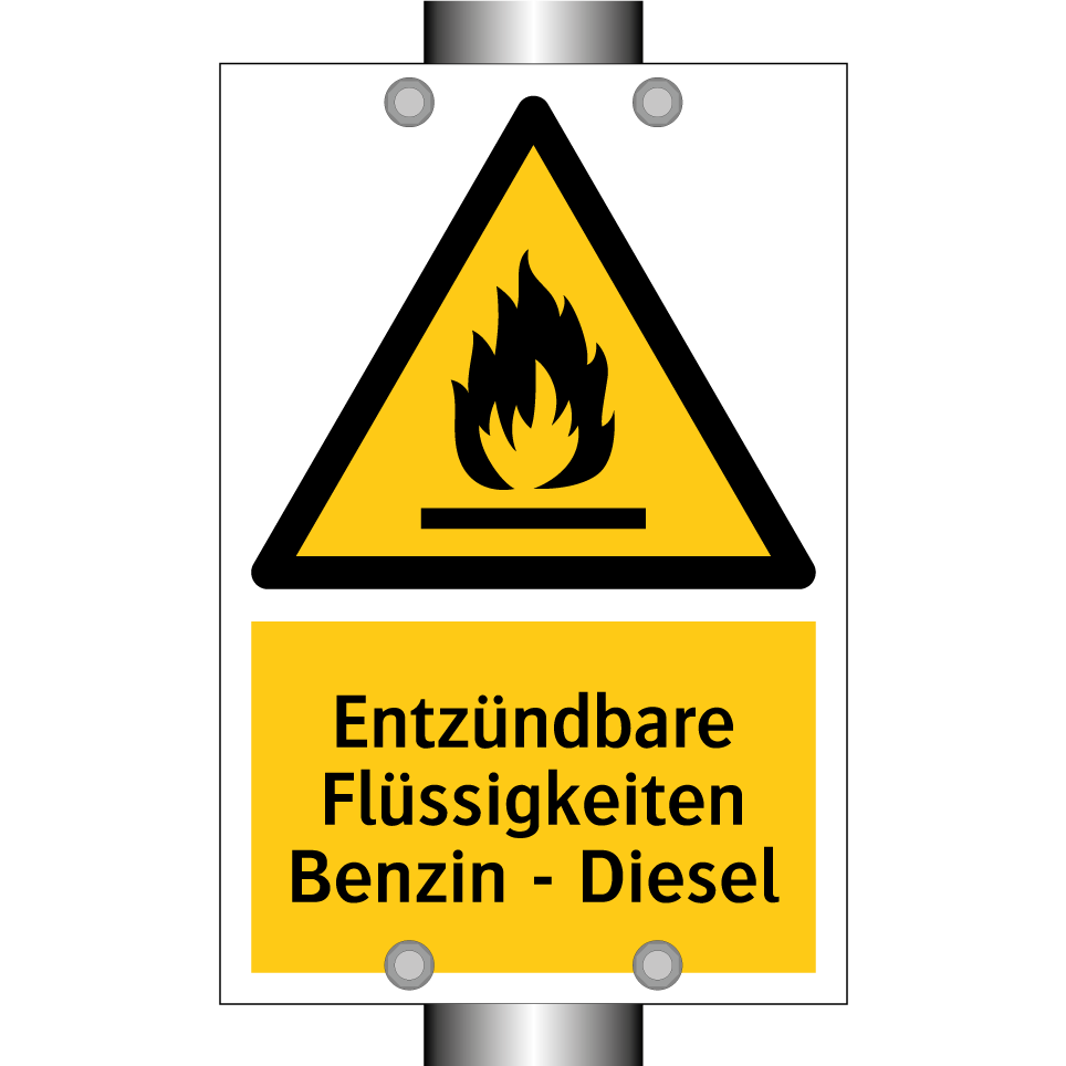 Entzündbare Flüssigkeiten Benzin - Diesel