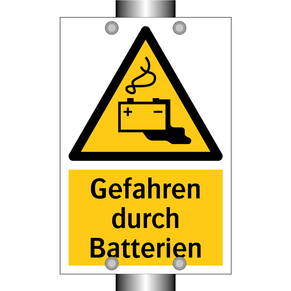 Gefahren durch Batterien