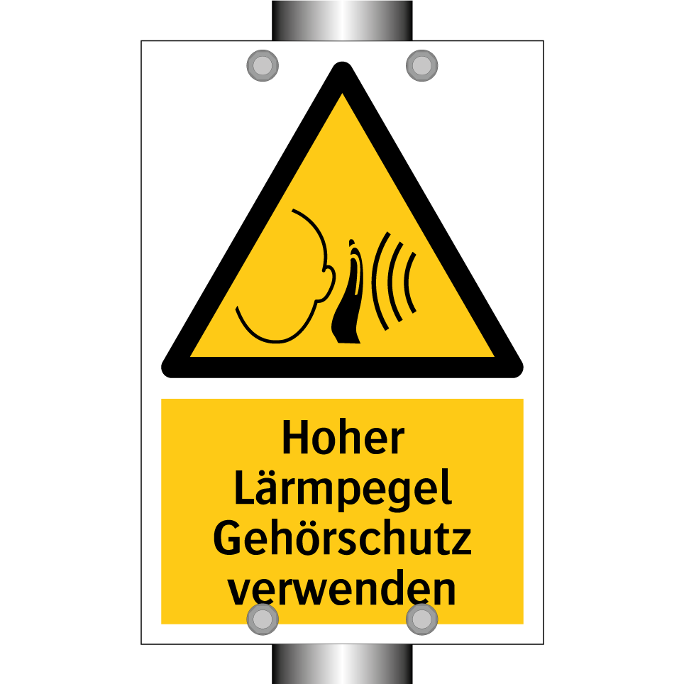 Hoher Lärmpegel Gehörschutz verwenden