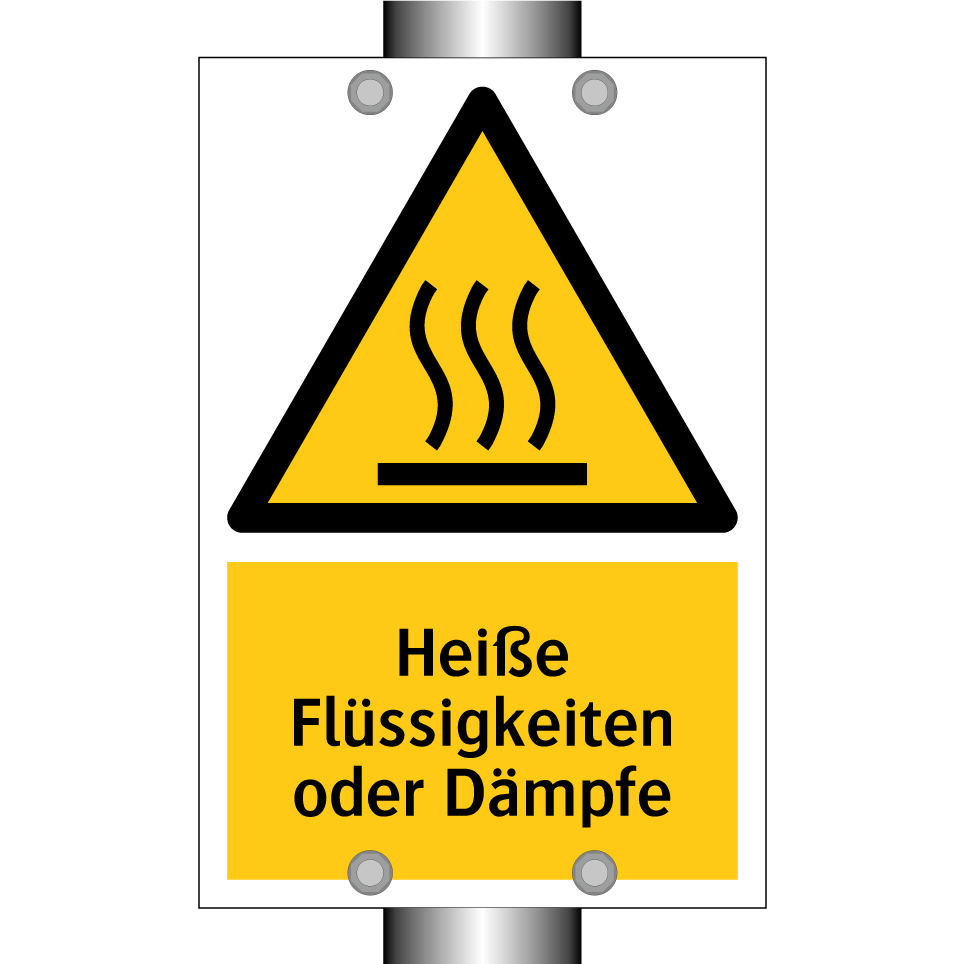 Heiße Flüssigkeiten oder Dämpfe