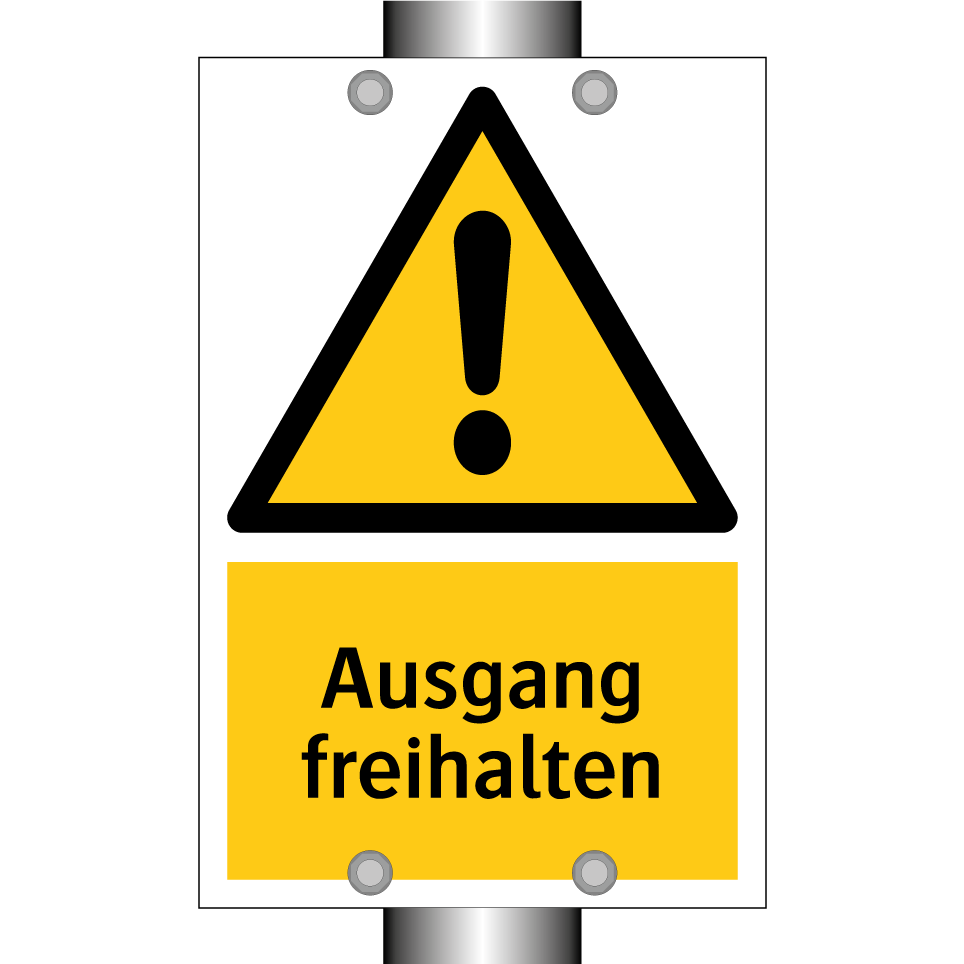 Ausgang freihalten